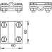 Крестовой соединитель OBO Bettermann (5312604) 253 8X8 FT (40-60 мкм)