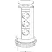 Анодированный выдвижной блок OBO Bettermann 6116866 на 3 места 2р+E 250V AC крышка SS кабель 3м