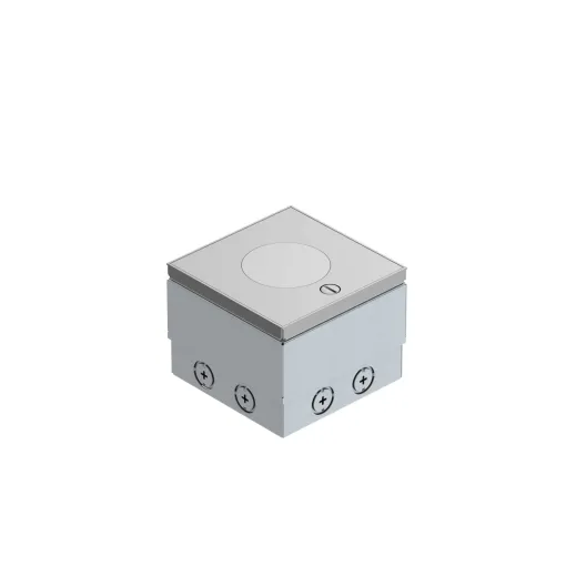 Встраиваемый розеточный люк OBO Bettermann 7368410 UDHOME2 на 2 розетки 250V AC 16A+дополнительно 2x RJ45 IP65 с тубусом и местом под напольное покрытие h=110-130мм