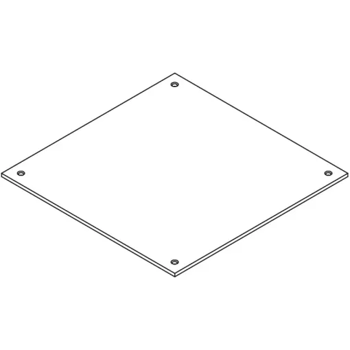 Крышка напольной коробки OBO Bettermann 7400573 UZD250-3 282x282мм из оцинкованной стали