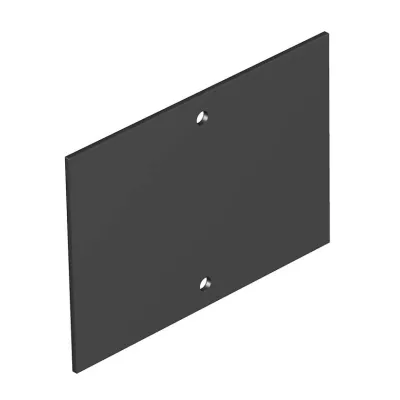 Заглушка для розеточной башни OBO Bettermann  T4B на 2 поста 45x45 из полиамида 7408228