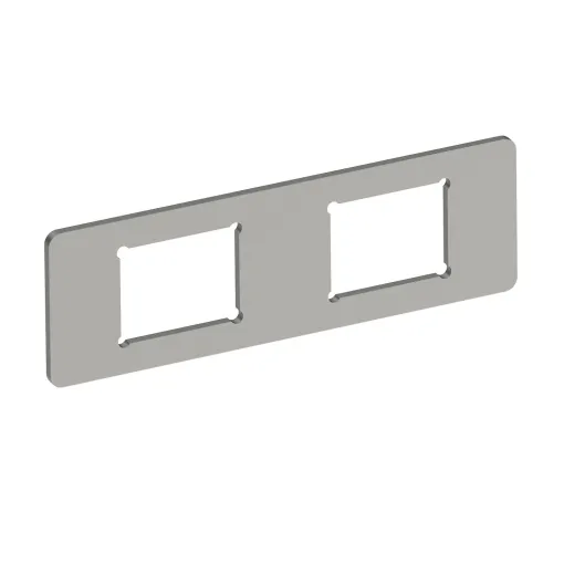 Рамка-супорт з нержавіючої сталі OBO Bettermann 7408705 MPMT45 2x RJ45 тип C Keystone для підлогового люка
