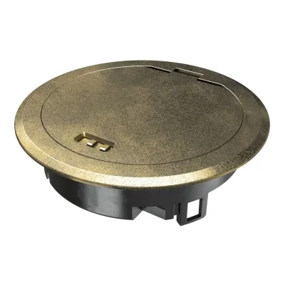 Крышка лючка в фальшпол OBO Bettermann  GES R2 CuZn с блокировкой IP66 7408852