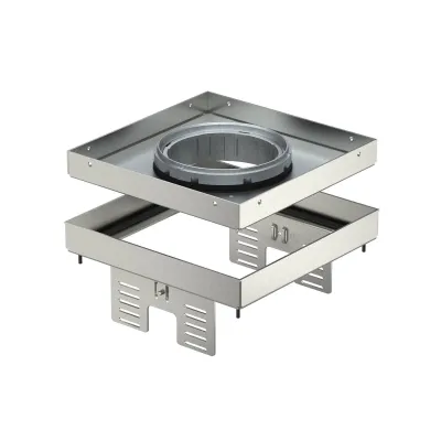 Кассетная рамка встраиваемого лючка OBO Bettermann  RKFN2 тубусный ввод на 6 постов 45x45 199х199мм h=90мм для напольного покрытия h=20мм IP65 7409372