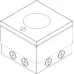 Встраиваемый розеточный люк OBO Bettermann 7427095 UDHOME2 на 2 поста 45x45+дополнительно 2x RJ45 IP65 с тубусом и местом под напольное покрытие h=110-130мм