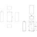 Клеммная коробка - E PX A 75X160X56 0899304