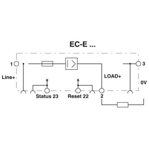 Електронний захисний вимикач - EC-E 1A DC24V 0903042