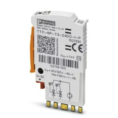 Штекерний модуль для захисту від перенапруг, тип 3 - TTC-6P-T3-24DC-IP Phoenix Contact 1027591