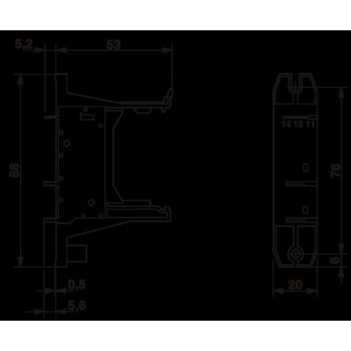 Базовий елемент для захисту від перенапруг - VAL-MS-BE-PCB-FM 1035864
