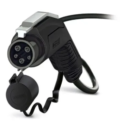 Зарядный кабель AC - EV-T1G2K-1AC32A-5,0M10ASBK11 Phoenix Contact 1064755 Зарядный кабель AC - EV-T1G2K-1AC32A-5,0M10ASBK11 Phoenix Contact 1064755