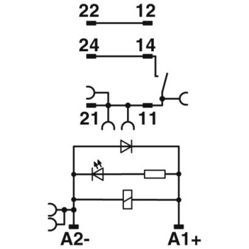 Релейный модуль - RIF-1-RSC-LDP-12DC/1IC 1078803