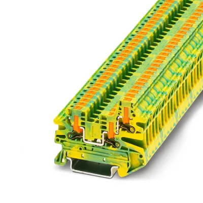 Клемма защитного провода - PTV 2,5-TWIN-PE Phoenix Contact 1078991 Клемма защитного провода - PTV 2,5-TWIN-PE Phoenix Contact 1078991