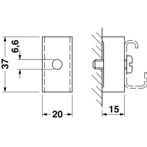 Двойной держатель - BG/F 1 VPE 300 1200029 Двойной держатель - BG/F 1 VPE 300 1200029