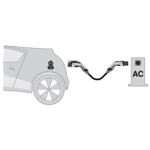 Зарядный кабель AC - EV-TAG3PK-1AC32A-4,0M6,0ESBK01 1623909