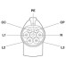 Зарядный кабель AC - EV-GBG3PC-3AC32A-5,0M6,0ESBK01 1627606
