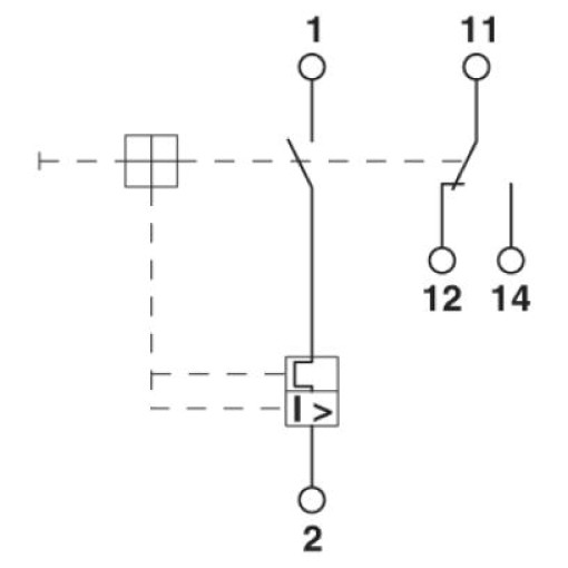 Термомагнитный защитный выключатель - CB TM1 16A SFB P 2800845