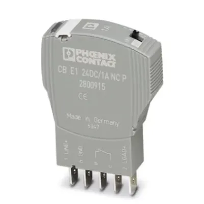 Электронный защитный выключатель - CB E1 24DC/1A NC P Phoenix Contact 2800915