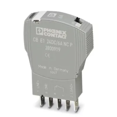 Электронный защитный выключатель - CB E1 24DC/6A NC P Phoenix Contact 2800919