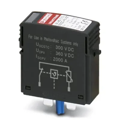 Штекерний модуль для захисту від перенапруг, тип 1/2 - VAL-MS-T1/T2 600DC-PV-ST Phoenix Contact 2801165