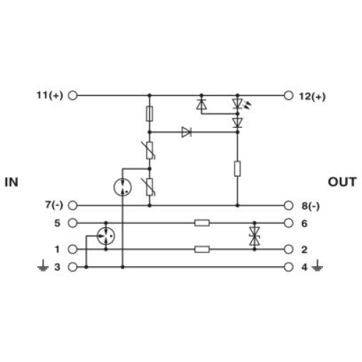 Штекерный модуль для защиты от перенапр-й - PT PE/S+1X2-24-ST 2819008