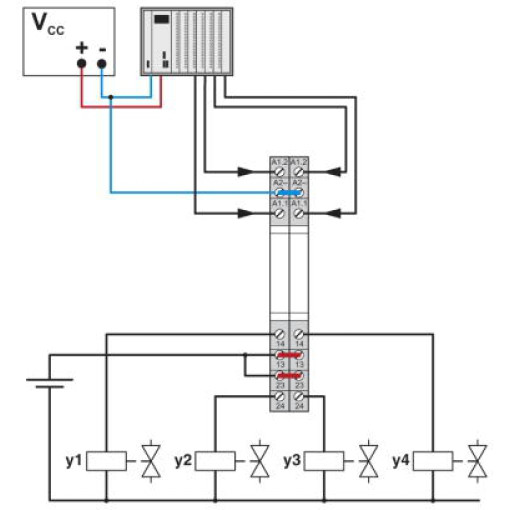 Релейний модуль-PLC-2RPT-24DC/1 2901639