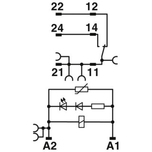 Релейний модуль-RIF-1-RPT-LV-24AC/1x21 2903341