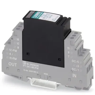 Штекерный модуль для защиты от перенапр-й - PT 2X1-24DC/FM-ST Phoenix Contact 2920120
