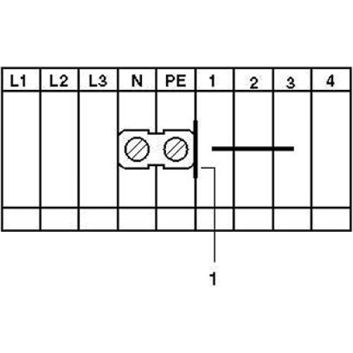 Заземляющие клеммы для выполнения проводки в зданиях - UK 6 N-PE/N 3024753