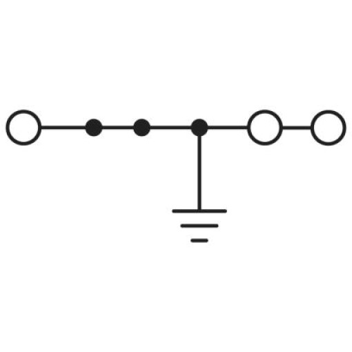 Заземляющий клеммный модуль с пружинными зажимами - ST 10-TWIN-PE 3035302