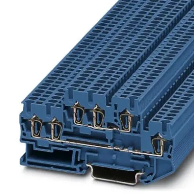 Двухъярусная пружинная клемма - STTB 2,5-TWIN BU Phoenix Contact 3038529
