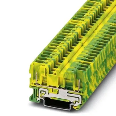 Заземляющий клеммный модуль с пружинными зажимами - ST 4/ 2P-PE Phoenix Contact 3042748 Заземляющий клеммный модуль с пружинными зажимами - ST 4/ 2P-PE Phoenix Contact 3042748