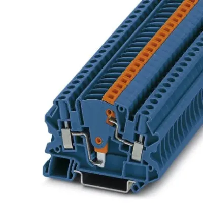 Вимірювальна Клема з повзунковим розмикачем-UTME 4-P / p BU Phoenix Contact 3047454