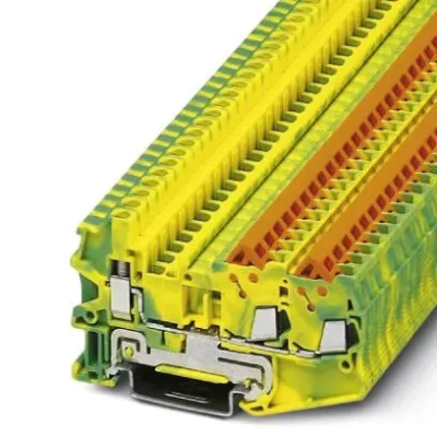 Клемма защитного провода - QTCU 1,5-TWIN-PE Phoenix Contact 3050060 Клемма защитного провода - QTCU 1,5-TWIN-PE Phoenix Contact 3050060