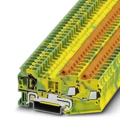 Клемма защитного провода - QTCS 2,5-TWIN-PE Phoenix Contact 3050358 Клемма защитного провода - QTCS 2,5-TWIN-PE Phoenix Contact 3050358