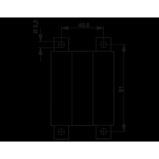 Клемма для высокого тока - UKH 70-3L-F 3076484