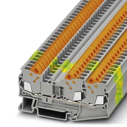 Клемма защитного провода - QTC 2,5-TWIN-PE 3206474 Клемма защитного провода - QTC 2,5-TWIN-PE 3206474