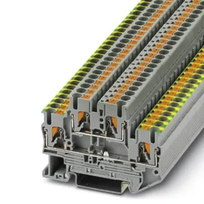 Двухъярусная заземляющая клемма - PTTB 2,5-PE/L Phoenix Contact 3210978