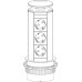 Анодированный выдвижной блок OBO Bettermann 6116882 на 3 места 2р+E 250V AC+2 RJ45 Cat.6 крышка SS кабель 3м