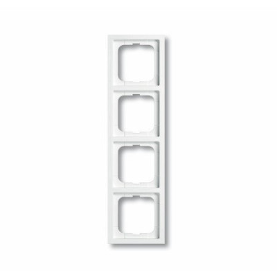 Рамка 4-а Abb Future Linear, колір «білий»