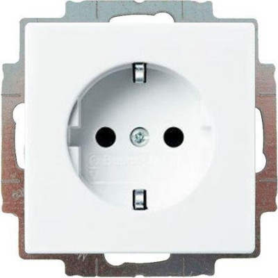 Розетка із заземленням Basic 55 білий 20 EUC-94-507