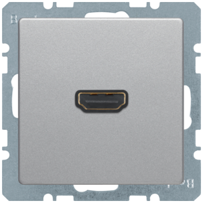 HDMI-розетка, підключення ззаду під кутом 90 град., алюміній, «Q.1»/«Q.3»/«Q7» 3315436084 HDMI-розетка, підключення ззаду під кутом 90 град., алюміній, «Q.1»/«Q.3»/«Q7» 3315436084