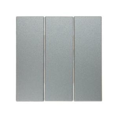 Клавіша вимикача 3-а Berker для колекцій S.1/B.3/B.7 GLAS, колір «алюміній матовий», 16651404