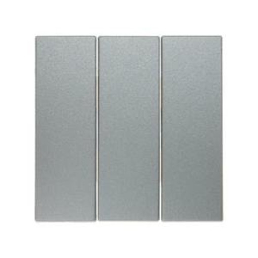 Клавіша вимикача 3-а Berker для колекцій S.1/B.3/B.7 GLAS, колір «алюміній матовий», 16651404