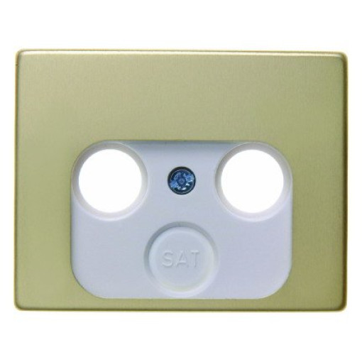 Накладка для антенной розетки 2/3 отв., золото, ARSYS, 12020002