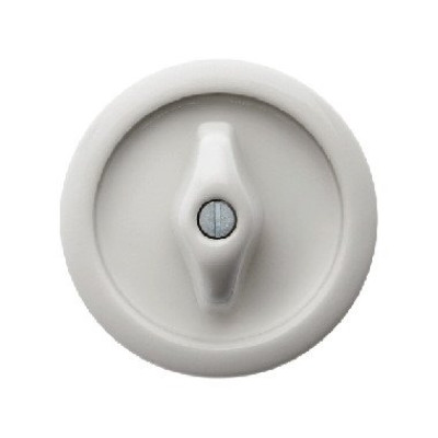 Накладка з ручкою для вимикачів, кераміка, полярна біла, 1930 PORZELLAN made by Rosenthal