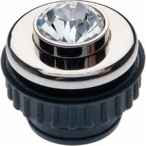 Натискна кнопка Crystal, колір - хром, 1.5А/24В, Berker TS Crystal