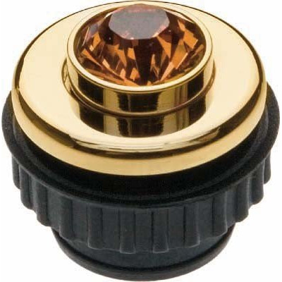 Натискна кнопка Topaz, колір - золото, 1.5А/24В, Berker TS Crystal
