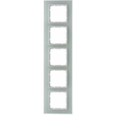 Рамка скляна 5-а колекція B.7 GLAS, колір «полярно-білий, матовий», 10156909