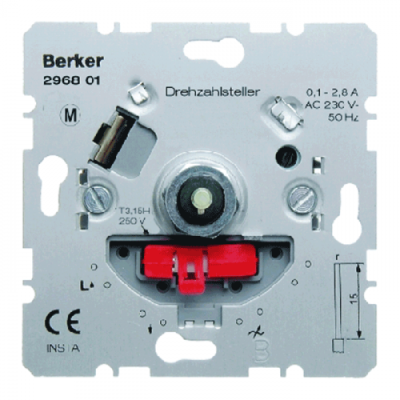 Регулятор числа обертів, Berker 296801
