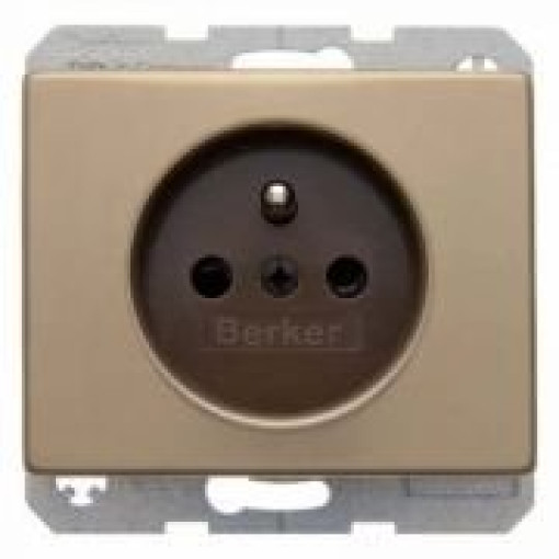 Розетка без з/к, бронза, 16А/250В ARSYS, 6161140001